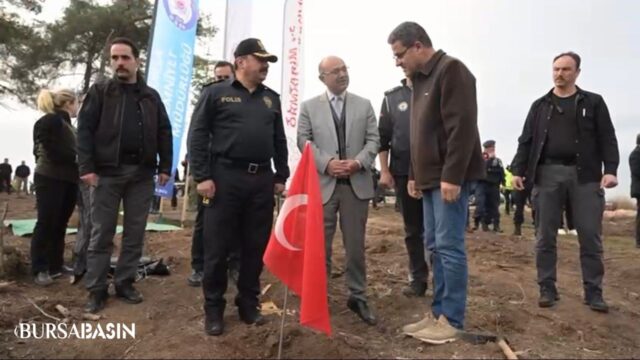 Bursa’da Şehitler İçin Fidan Dikim Etkinliği