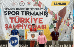 İnegöl Belediyesporlu sporculardan, spor tırmanışta Türkiye dereceleri