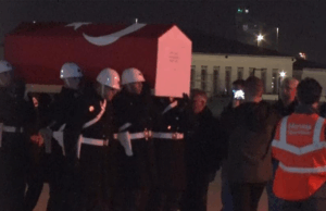 Şehit pilot Hasan Bahar’ın naaşı Türkiye’ye getirildi