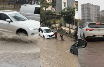 Batman’da yağış cadde ve sokakları göle çevirdi, vatandaş rögarları kendi imkanlarıyla açtı