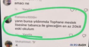 Bursa’da Okul Tehdidine Hızlı Müdahale