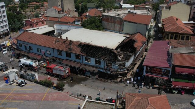 Kayhan Çarşısı Yangınında Zarar 30 Milyon Lirayı Buldu