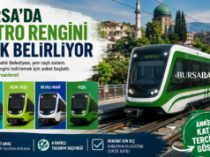 Bursa’da Metro Rengini Halk Belirliyor
