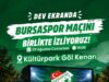 Bursaspor taraftarına otobüs ve dev ekran müjdesi
