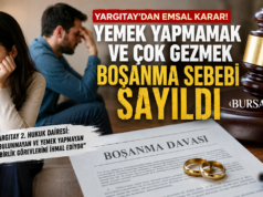 Yargıtay’dan Bursa’daki Boşanma Davasında Dikkat Çeken Karar
