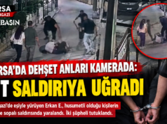 Bursa’da dehşet anları kamerada: Çift saldırıya uğradı