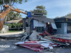 Mudanya’da yıllardır hizmet veren meydan büfesi yıkıldı