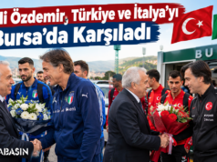 Şadi Özdemir, Türkiye ve İtalya’yı Bursa’da Karşıladı